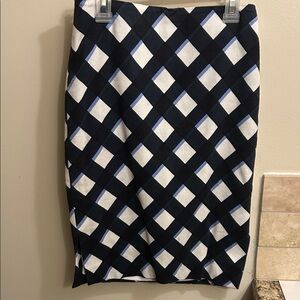 Ann Taylor Plaid Pencil Skirt